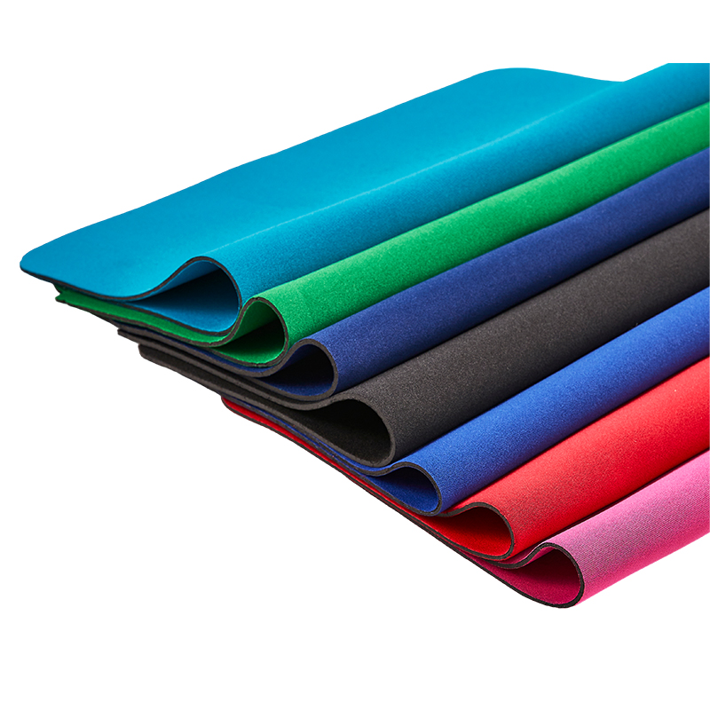 How does neoprene fabric ensure its excellent flexibility and durability?